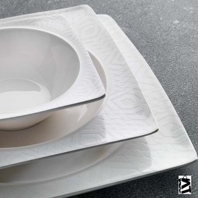 Resim Schafer Glamor Private Yemek Takım-60 Parça-Beyaz 