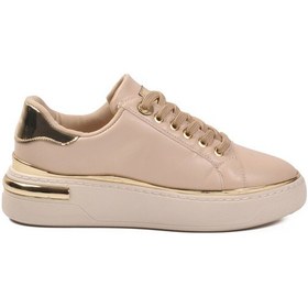 Resim Aspor Bej Bağcıklı Kadın Sneaker Çok Renkli 