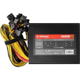 Resim Rampage BTC2000 Real 2000W 16* Pcıe VGA Soket 14CM+8CM 2* Fanlı Bitcoin Power Supply 