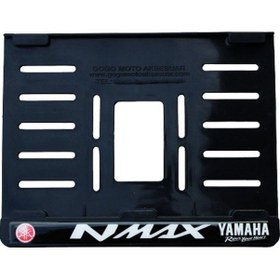 Resim Yamaha Nmax Uyumlu 2 Plastik 15x24 Cm Kırılmaz Plakalık 