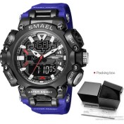 Resim Hanyang Blue-Box Smael Erkek Spor Izle Zeytin Dijital Kuvars Saatler Su Geçirmez Otomatik Tarih Kronograf Elektronik Kol Saati Часы Мужские RELOJ8053 (Yurt Dışından) 