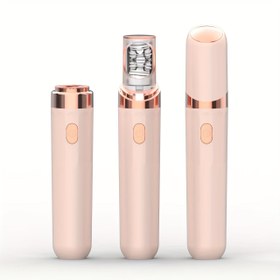 Resim Kadınlara Özel 2'si 1 Arada Elektrikli Epilatör & Traş Makinesi, USB Şarj Edilebilir Yüz Saç Giderme, 18 Pense Precision Tıraşçısı Yüz, Bacak, Bikini, Kollar için, 4-12V Çalışma Voltajı, 350mAh Lityum Pili 