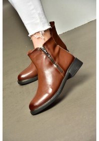 Resim Fox Shoes R374050409 Taba Alçak Tabanlı Kadın Bot Taba 