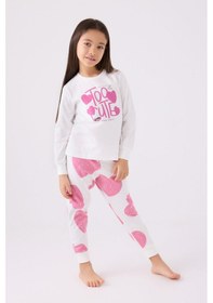 Resim Rolypoly Kız Çocuk Pembe Pijama Takımı Rp3471-c-v1 Pembe 