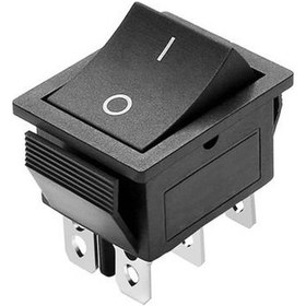 Resim Kcd4 Işıksız On/Off Anahtar - 6 Pin 