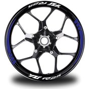 Resim YZF R25 Yazılı Mavi Takım Jant Sticker Modeli 