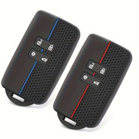 Resim For Renault Captur, Koleos, Kadjar, Arkana, Megane, Dacia, Duster, Sandero, Stepway Akıllı Uzaktan Kumanda Anahtar Kabı - Araba Anahtarları için Silikon Kılıf 