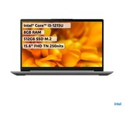 Resim Lenovo IdeaPad 3 15IAU7 Intel Core i3 1215U 8GB 512GB SSD Freedos 15.6" FHD Taşınabilir Bilgisayar 82RK00XATX 