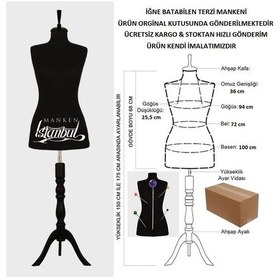 Resim Videolu Ürün-40 Beden Iğne Batabilen Terzi Mankeni Prova Mankeni 527200861 