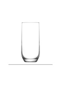 Resim LAV Sude Cam Meşrubat Bardağı 6'lı 415 ml (Kokteyl/Büyük Su/Soğuk Kahve Bardağı ) 