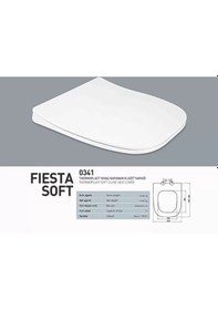 Resim Nkp Fiesta Soft Thermoplast Yavaş Kapanan Klozet Kapağı - Nkp0341 