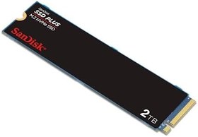 Resim SanDisk SSD PLUS M.2 NVMe SSD 2 TB (M.2 2280, PCIe Gen 3.0, kolay kurulum, Western Digital Dashboard, 3 yıl garanti) 