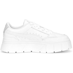 Resim Puma Mayze Stack Soft Kadın Beyaz Spor Ayakkabı 39108304 I-32 001 