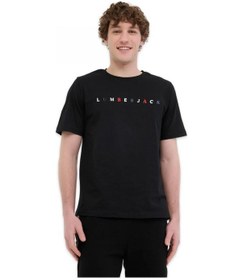 Resim Lumberjack 6m Ml Messus 11urbng2022 6fx Kısa Kolu Siyah Unisex T-shirt 