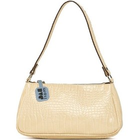 Resim Bagmori Fitilli Parlak Kroko Baget Çanta (565124249) 