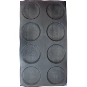 Resim Pastry Planet Delikli 8 Li Burger Silikon Kalıp 40CM*60CM 