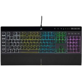 Resim Corsair K55 RGB Pro CH-9226765-TR Membrane Türkçe Oyuncu Klavye 