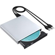 Resim Usb Harici Cd-rw Yazıcı Dvd/cd Okuyucu Oynatıcı Optik Sürücü Dizüstü Bilgisayar İçin 