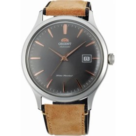 Resim Orient TAC08003A0 Kurmalı Otomatik Deri Taba Kristal Cam 42 mm Erkek Kol Saati 