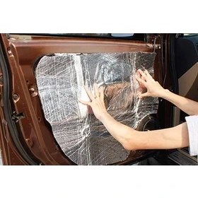Resim Kl Home 50CM*100CM (0,50M2) Alüminuze Folyolu Yapışkanlı Araç Oto Ses Akustik Yalıtım Kauçuk Köpük Izolasyon 