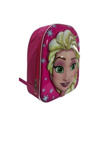 Resim Mmk Collection Günlük Ve Kreş Anaokulu Frozen Desenli Baskılı Pembe Renk Kız Sırt Taşımalı Çanta 