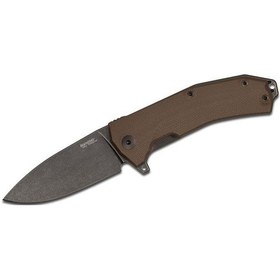 Resim Lionsteel Kur Black - Brown Handle Çakı Kahverengi 