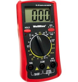 Resim Wellhise Vl-33 Dijital Multimetre Ölçü Aleti 