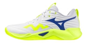 Resim Mizuno Wave Momentum Pro Unisex Voleybol Ayakkabısı Beyaz / Sarı 