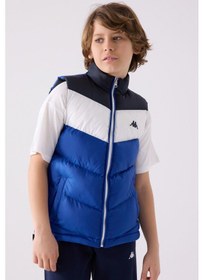Resim Kappa Erkek Çocuk Mavi Yelek Mavi 