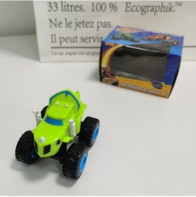 Resim Açık Yeşil, Arazi Aracı, Flame Monster Cyclone Team Sürtünme Aracı Çok Renkli 