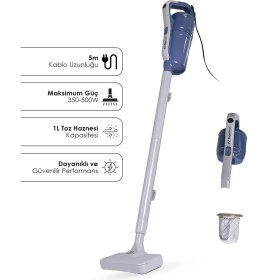 Resim Pirantech EK-340 Torbasız Dikey Elektrikli Süpürge 