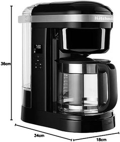 Resim Kitchenaid Classic Filtre Kahve Makinesi 5KCM1208 Onyx Black-EOB 