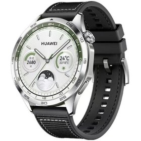 Resim Xianwen Sones Huawei Watch Gt4 46 Mm Naylon Hibrit Örgü Silikon 