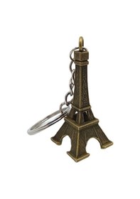 Resim Paris Eyfel Kulesi 3D Metal Anahtarlık Gold 