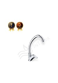 Resim Güney Tek Su Girişli Mix Lavabo Bataryası 