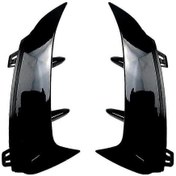 Resim A Sınıfı W177, A180, A200, A250, A45 2019+ İçin Parlak Siyah Arka Tampon Ayırıcı Spoiler Arka Kanat 