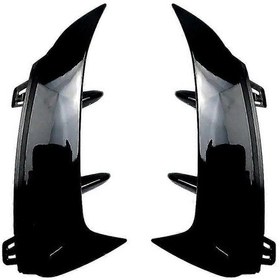 Resim A Sınıfı W177, A180, A200, A250, A45 2019+ İçin Parlak Siyah Arka Tampon Ayırıcı Spoiler Arka Kanat 