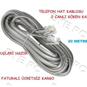 Resim 20 Metre Adsl Vdsl Hat Modem Kablosu 