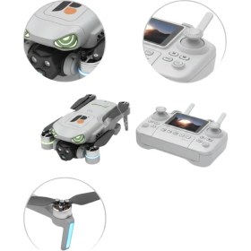 Resim Çift Kameralı Akıllı Engel Algılamalı Katlanabilir Drone 