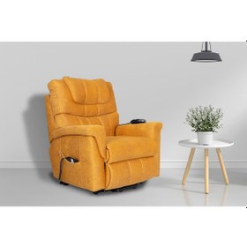 Resim Teknokonfor Oxford Masajlı Lift - Engelli - Hasta Tv Baba Koltuğu 