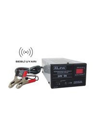 Resim Alpa 24Volt 5Amper Mikroişlemci Kontrollü Akü Şarj Cihazı / 84444665 