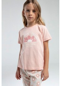 Resim Xo Kids Kız Çocuk Pijama Takım 2-7 Yaş 3608-2 Somon 