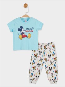Resim Genel Markalar Disney Lisanslı Erkek Bebek Pijama Takımı 20844 