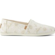 Resim 10021932 Natural Espadril / Keten Kadın 10021888 10021932 Toms Alpargata Classic Oversized Floral E 10021932 Natural Krem 