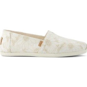 Resim 10021932 Natural Espadril / Keten Kadın 10021888 10021932 Toms Alpargata Classic Oversized Floral E 10021932 Natural Krem 