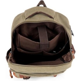 Resim Ççs London 51567 Kanvas Sırt Çantası Haki 