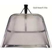 Resim Gateesat 4mm Izgara Paslanmaz Metal Toprak Eleği - Kum, Taş, Yaprak, Kompost Ve Talaş Eleme 