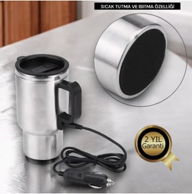 Resim UCUZTEKNO Opel Movano Araba İçin Pratik Isıtmalı Termos Bardak 