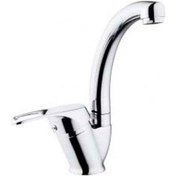 Resim Sdk Kari̇Zma Kuğu Lavabo Bataryası Mat Krom 