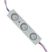 Resim 10 Adet Gün Işığı 12v 1.5w 3 Ledli Mercekli Parmak Led Modül 2835 